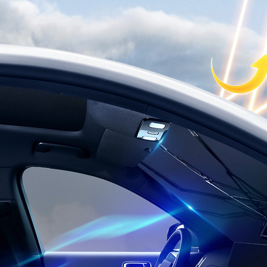 ☀️ 50% DE RÉDUCTION! 🚗 Pare-soleil parapluie flexible pour pare-brise – Protection UV, pliable & ajustable – Idéal pour garder votre voiture au frais en été 🌿
