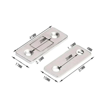 🚪 50% DE RÉDUCTION! 🧲 Aimants Ultra-Fins pour Portes – Acier au manganèse, discrets & adhésif double face – Parfaits pour meubles, armoires & tiroirs 🔒