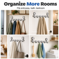 🚪 50% DE RÉDUCTION! 🧥 Barre Porte-Manteaux à Ventouses pour Porte – Fixation solide sans percer, gain de place & design épuré – Idéale pour l'entrée, la chambre ou la salle de bain 🛁