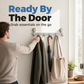 🚪 50% DE RÉDUCTION! 🧥 Barre Porte-Manteaux à Ventouses pour Porte – Fixation solide sans percer, gain de place & design épuré – Idéale pour l'entrée, la chambre ou la salle de bain 🛁