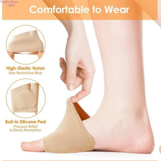 👠 50% DE RÉDUCTION! 🦶 Coussinets Avant-Pied SEBS avec Bride Talon & Séparateur d'Orteils – Confort immédiat, antidouleur & maintien – Parfaits pour marcher toute la journée en talons 🌸