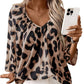 🐆 50% DE RÉDUCTION! 👔 Blouse de Bureau Chic à Imprimé Léopard – Élégante, légère & polyvalente – Parfaite pour un look professionnel & tendance 💼