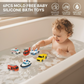 🛁 60% DE RÉDUCTION! 🧸 6 Jouets de Bain en Silicone Sans Moisissures – Doux, faciles à nettoyer & sans BPA – Parfaits pour éveiller bébé à l'heure du bain 💦