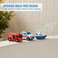 🛁 60% DE RÉDUCTION! 🧸 6 Jouets de Bain en Silicone Sans Moisissures – Doux, faciles à nettoyer & sans BPA – Parfaits pour éveiller bébé à l'heure du bain 💦