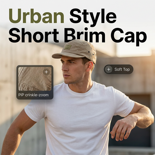 🧢 50% DE RÉDUCTION! 🔥 Casquette Baseball Bord Court Soft Top – Mélange coton, respirante & confortable – Parfaite pour le sport, le quotidien ou les sorties ☀️