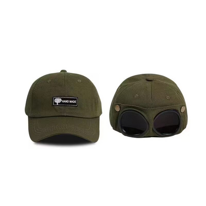 🧢 50% DE RÉDUCTION! ☀️ Casquette pilote SunShield – UV protection, respirante & ajustable – Parfaite pour les journées ensoleillées et les activités en plein air 🛩️