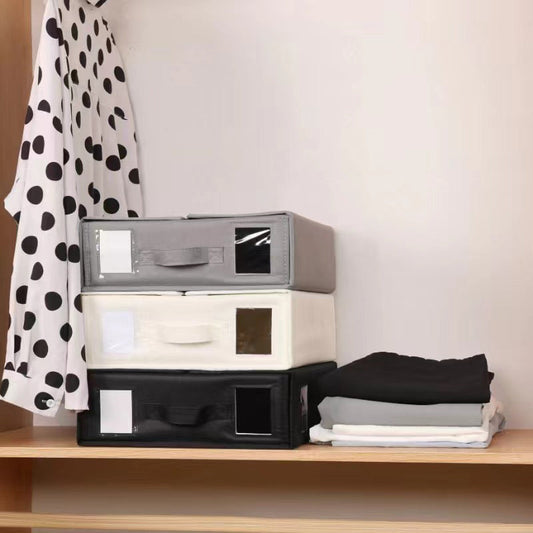 🛏️ 50% DE RÉDUCTION! 🧺 Organisateur de Literie Pliable – Grand format, compartiments multiples & gain de place – Idéal pour ranger draps, couvertures & oreillers dans vos armoires 🏠