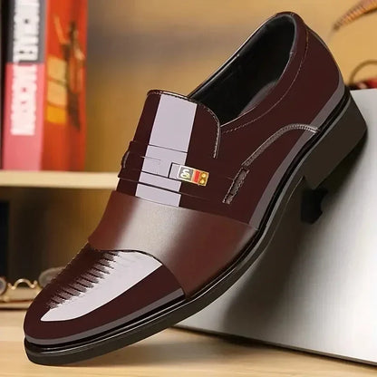 👞 50% DE RÉDUCTION! ✨ Chaussures Homme en Cuir à Bout Pointu – Confortables, antidérapantes & élégantes – Idéales pour bureau, mariage & occasions formelles 🔥