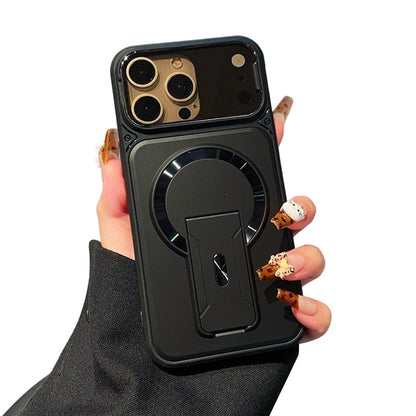 📱 50% DE RÉDUCTION! 🔒 Coque magnétique – Cache‑objectif rabattable & support intégré ✨