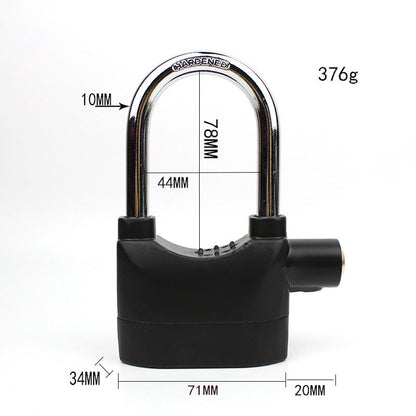 🔒 50% DE RÉDUCTION! 🚨 Cadenas antivol – Haute sécurité & alarme ✨