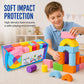 🧱 50% DE RÉDUCTION! 🏰 Jeu de Blocs de Construction en Mousse EVA Souple – Sans danger, léger & coloré – Parfait pour l'éveil et la créativité des enfants 🌈