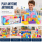 🧱 50% DE RÉDUCTION! 🏰 Jeu de Blocs de Construction en Mousse EVA Souple – Sans danger, léger & coloré – Parfait pour l'éveil et la créativité des enfants 🌈