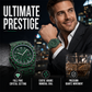⌚ 50% DE RÉDUCTION! ✨ Montre Quartz Luxe Scintillante Homme – Boîtier 48 mm, strass & étanche – Anti-rayures pour un look affirmé 💎