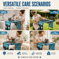 🐱 50% DE RÉDUCTION! 🛏️ Lit de toilettage pliable 2-en-1 – Table antidérapante & couchage douillet – Idéal pour brosser, couper les griffes & sieste 💤