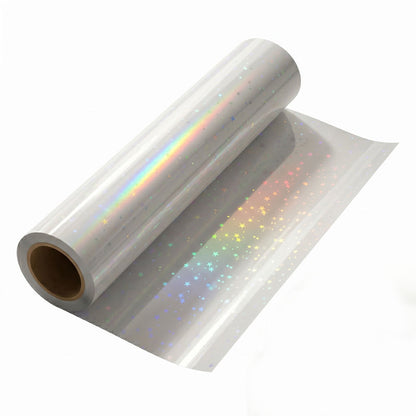 🌟 50% DE RÉDUCTION! 🎨 Rouleau de Film Auto-Adhésif Holographique – Auto-adhésif, motifs brillants & facile à découper – Idéal pour créations DIY, cartes & étiquettes ✨