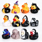 🦆 ACHETEZ 2, OBTENEZ 1 GRATUIT! 🎃 Jouet de Bain Canard Halloween – PVC souple, flottant & adorable – Parfait pour le bain et la fête des enfants 🛁