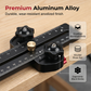 🔧 50% DE RÉDUCTION! ⚙️ Butée de Scie à Table Portable Précision – Alliage aluminium, double graduation & roulement – Idéale pour une découpe précise en menuiserie 🪚