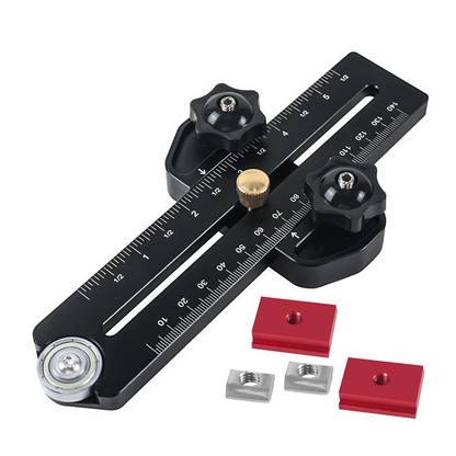 🔧 50% DE RÉDUCTION! ⚙️ Butée de Scie à Table Portable Précision – Alliage aluminium, double graduation & roulement – Idéale pour une découpe précise en menuiserie 🪚