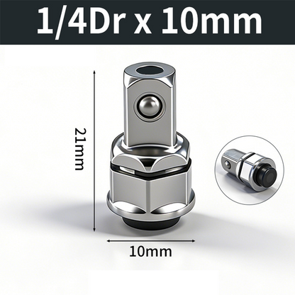 🔧 50% DE RÉDUCTION! 🔩 Jeu d'Adaptateurs Douilles Acier CR-V – Chrome-Vanadium, éjection rapide & hexagonal – Idéal pour la mécanique professionnelle et le bricolage 🛠️
