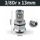 🔧 50% DE RÉDUCTION! 🔩 Jeu d'Adaptateurs Douilles Acier CR-V – Chrome-Vanadium, éjection rapide & hexagonal – Idéal pour la mécanique professionnelle et le bricolage 🛠️