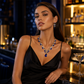 💎 50% DE RÉDUCTION! ✨ Parure Collier & Boucles d'Oreilles Goutte Scintillante – Alliage & strass, 52 cm / 3,5 cm – Idéale pour mariage, soirée & occasions spéciales 🌟
