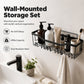 🚿 50% DE RÉDUCTION! 🏠 Ensemble d'Étagères de Salle de Bain sans Perçage – Fixation solide, gain de place & installation rapide – Parfait pour rangements dans la douche ou au-dessus du lavabo ✨