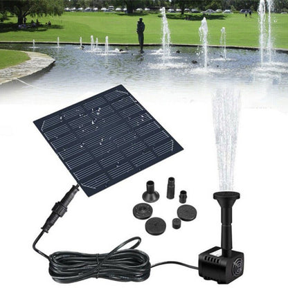 🌿 50% DE RÉDUCTION! 💦 Pompe à Fontaine Solaire pour Jardin – Énergie solaire, facile à installer & sans fil – Idéale pour bassins, jardinières et décoration extérieure ☀️