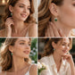 🌹 ACHETEZ 2, OBTENEZ 1 GRATUIT! 💎 Boucles d'Oreilles Créoles Bouton de Rose – Alliage léger, strass brillants & design élégant – Parfaites pour un quotidien chic ✨