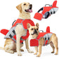 🐕 50% DE RÉDUCTION! 🦺 Gilet de Sauvetage pour Chien – Flotteur frontal amovible, poignée dorsale & anneau en D – Sécurité aquatique optimale pour votre compagnon 🌊
