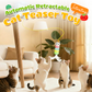 🐱 50% DE RÉDUCTION! 🎾 Jouet Automatique Rétractable pour Chat – Mouvement IR aléatoire, recharge USB & peluche – Divertissement mains libres pour votre félin ✨
