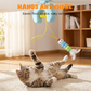 🐱 50% DE RÉDUCTION! 🎾 Jouet Automatique Rétractable pour Chat – Mouvement IR aléatoire, recharge USB & peluche – Divertissement mains libres pour votre félin ✨
