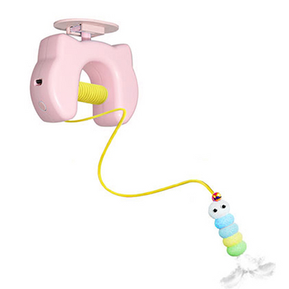 🐱 50% DE RÉDUCTION! 🎾 Jouet Automatique Rétractable pour Chat – Mouvement IR aléatoire, recharge USB & peluche – Divertissement mains libres pour votre félin ✨