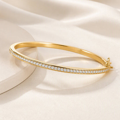 ✨ 50% DE RÉDUCTION! 💎 Bracelet Manchette Strass Rétro Doré – Design élégant, brillant & intemporel – Parfait pour sublimer vos tenues du quotidien 🌟