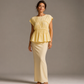 👚 50% DE RÉDUCTION! ☀️ Haut froncé à manches courtes – Coupe décontractée, léger & facile à porter – Parfait pour un look estival au quotidien 🌸