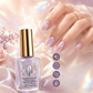 💅 ACHETEZ 2, OBTENEZ 1 GRATUIT! ✨ Fortifiant à Ongles Effet Miroir Lilas – Finition aurora glacée, séchage rapide & renforçant – Pour des ongles brillants et résistants 🌸