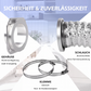🧺 50% DE RÉDUCTION! 🧲 Kit de Raccord Magnétique pour Sèche-Linge – Alliage aluminium, 4 pouces & auto-aligné – Connexion rapide pour un flux d’air optimal 💨