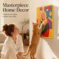 🐱 50% DE RÉDUCTION! 🎨 Griffoir mural artistique en sisal – Design décoratif, robuste & griffant – Protège vos meubles tout en embellissant vos murs 🌿