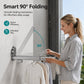 🧺 50% DE RÉDUCTION! 🚿 Séchoir à Linge Rétractable – Alliage aluminium, ventouse TPE & pliage 90° – Gain de place pour salle de bain et balcon ✨