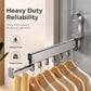 🧺 50% DE RÉDUCTION! 🚿 Séchoir à Linge Rétractable – Alliage aluminium, ventouse TPE & pliage 90° – Gain de place pour salle de bain et balcon ✨