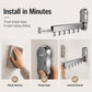 🧺 50% DE RÉDUCTION! 🚿 Séchoir à Linge Rétractable – Alliage aluminium, ventouse TPE & pliage 90° – Gain de place pour salle de bain et balcon ✨