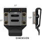 🔧 50% DE RÉDUCTION! 🛠️ Holster de Perceuse à Clip de Ceinture – ABS renforcé, accès rapide & fente pour mètre – Idéal pour chantier et atelier ⚡