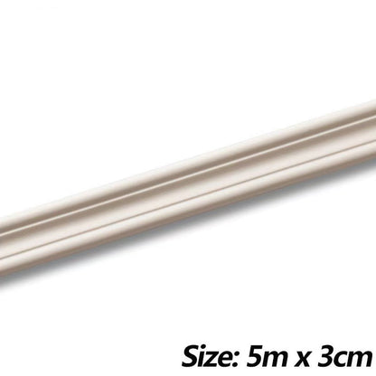 📏 50% DE RÉDUCTION! 🛠️ Baguette de Finition Flexible – Autocollante, imperméable & facile à poser – Idéale pour joints, plinthes et angles muraux 🏠