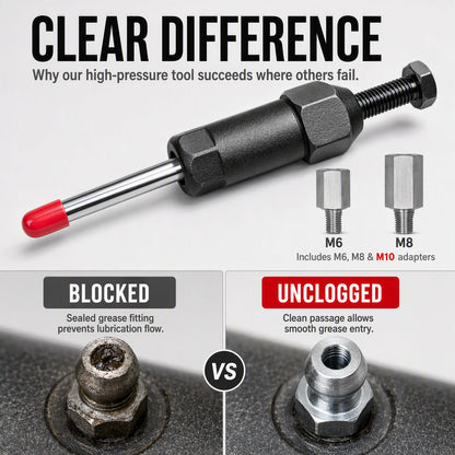 🔧 50% DE RÉDUCTION! 🛢️ Outil Nettoyeur de Graisseurs Haute Performance – Efficace, durable & facile à utiliser – Idéal pour l'entretien des machines et équipements industriels ⚙️