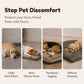 🐾 50% DE RÉDUCTION! 🛏️ Tapis de Couchage Premium en Peluche – Velours cristal, soutien ergonomique & bord oreiller – Confort douillet pour votre compagnon ☁️