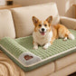 🐾 50% DE RÉDUCTION! 🛏️ Tapis de Couchage Premium en Peluche – Velours cristal, soutien ergonomique & bord oreiller – Confort douillet pour votre compagnon ☁️