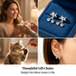 🐱 50% DE RÉDUCTION! ✨ Boucles d'oreilles 3D Chat Espiègle – Design avant/arrière, finition argent vintage & léger – Parfaites pour les amoureux des chats au quotidien 💖