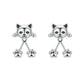 🐱 50% DE RÉDUCTION! ✨ Boucles d'oreilles 3D Chat Espiègle – Design avant/arrière, finition argent vintage & léger – Parfaites pour les amoureux des chats au quotidien 💖
