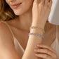 💎 50% DE RÉDUCTION! ❤️ Bracelet Cœur Scintillant pour Femme – Alliage zinc & strass, design romantique – Parfait pour le quotidien ou en cadeau ✨