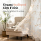 🏠 50% DE RÉDUCTION! 🌸 Voilage Brodé Floral à Nouer – Transparent, élégant & facile à accrocher – Parfait pour une touche romantique dans votre intérieur ✨