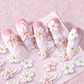 🌸 ACHETEZ 1, OBTENEZ 1 GRATUIT! 💅 Autocollants pour ongles floraux 5D – Effet relief, tenue longue & pose sans UV – Manucure chic en quelques minutes ✨